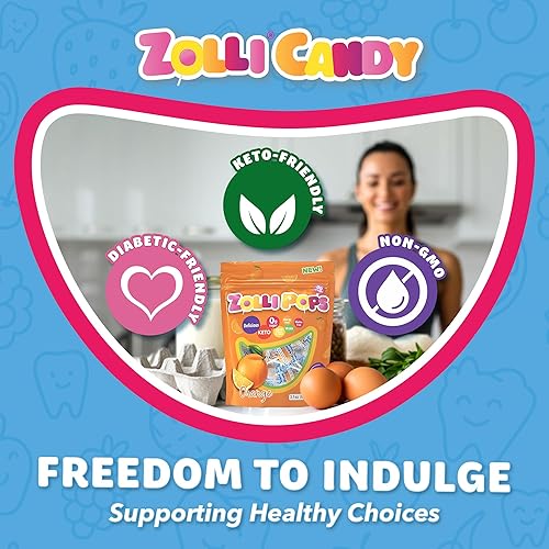 Vista 31 de Zollipops Clean Teeth - Paletas, sabor durazno, 3.1 onzas