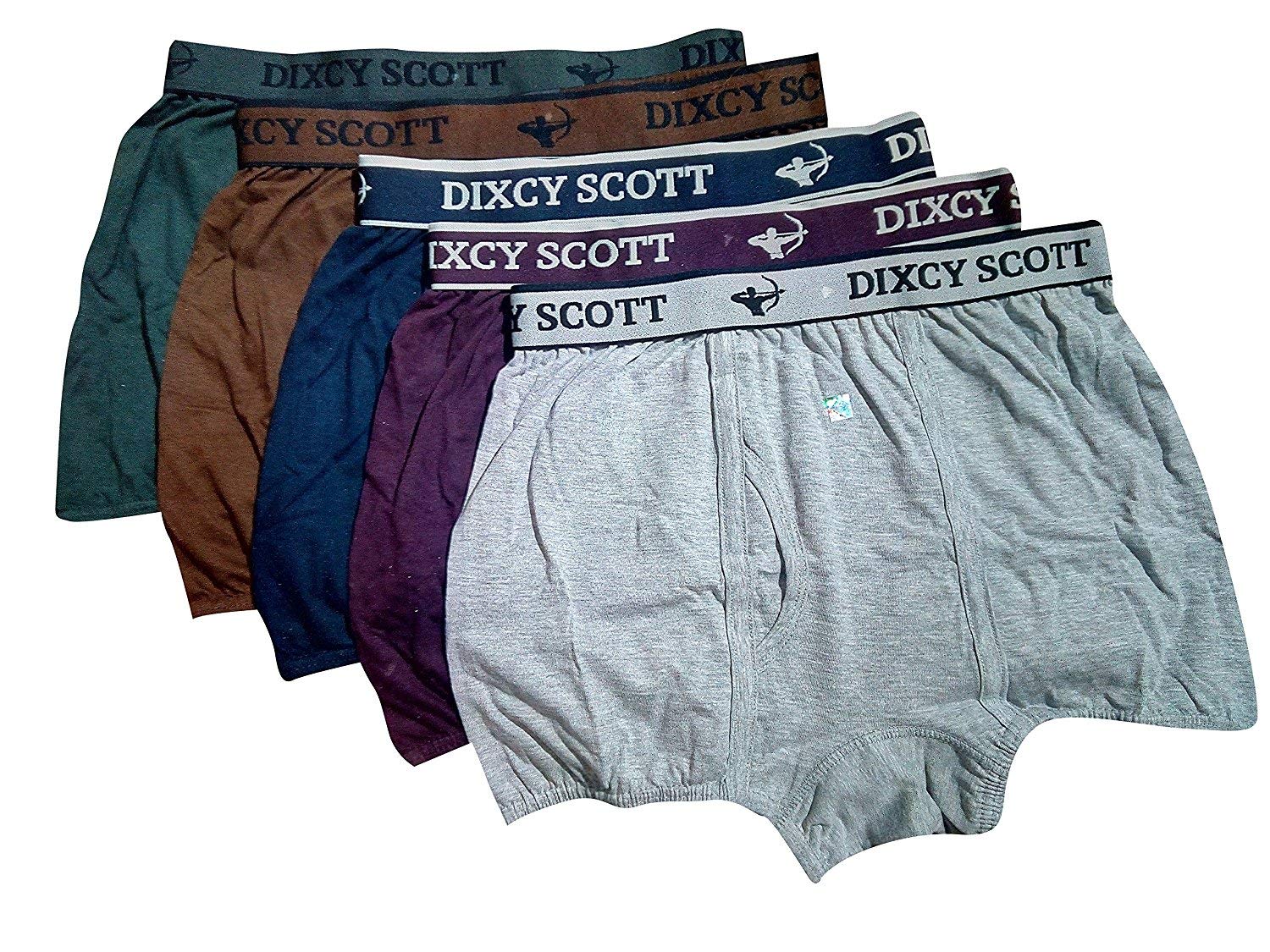dixcy scott Men's Cotton Trunk (Pack of 5) (_Multicolor_L)-picture-12