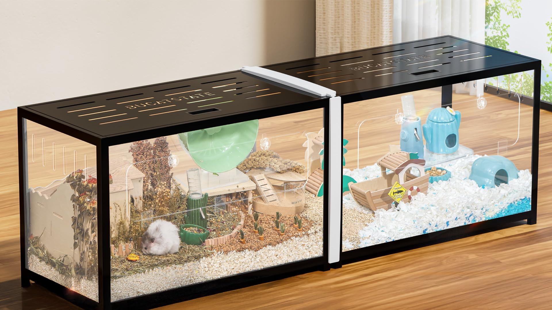 【Hamster Whisperer】BUCATSTATE 100 Amazon.com : BUCATSTATE Hamster Cage Metal 2.0 - Small