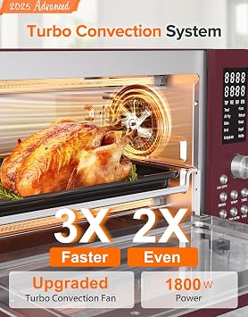 Nuwave Bravo Pro Smart Air Fryer Toaster Oven Countertop Combo