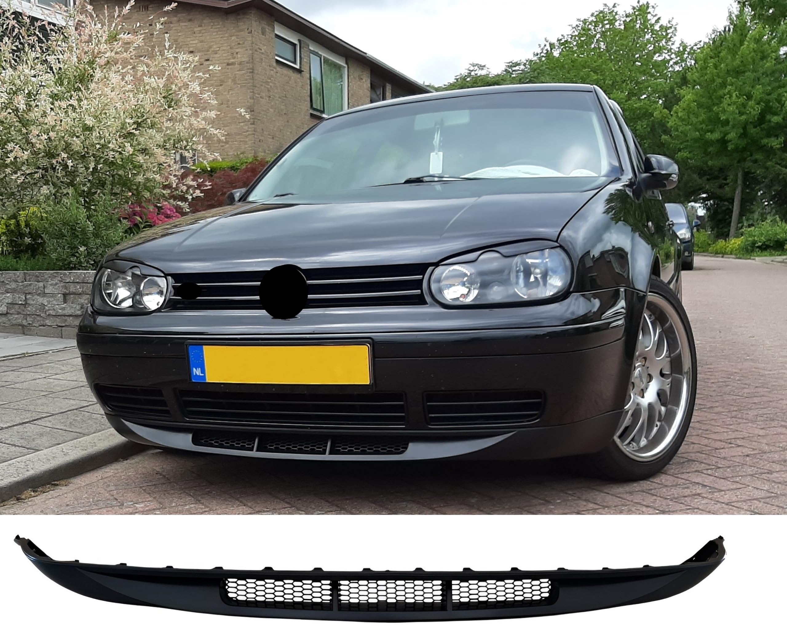 Alerón Spoiler Faldón Inserto Delantero Sport Parachoques para VW Golf 4 IV 97-06