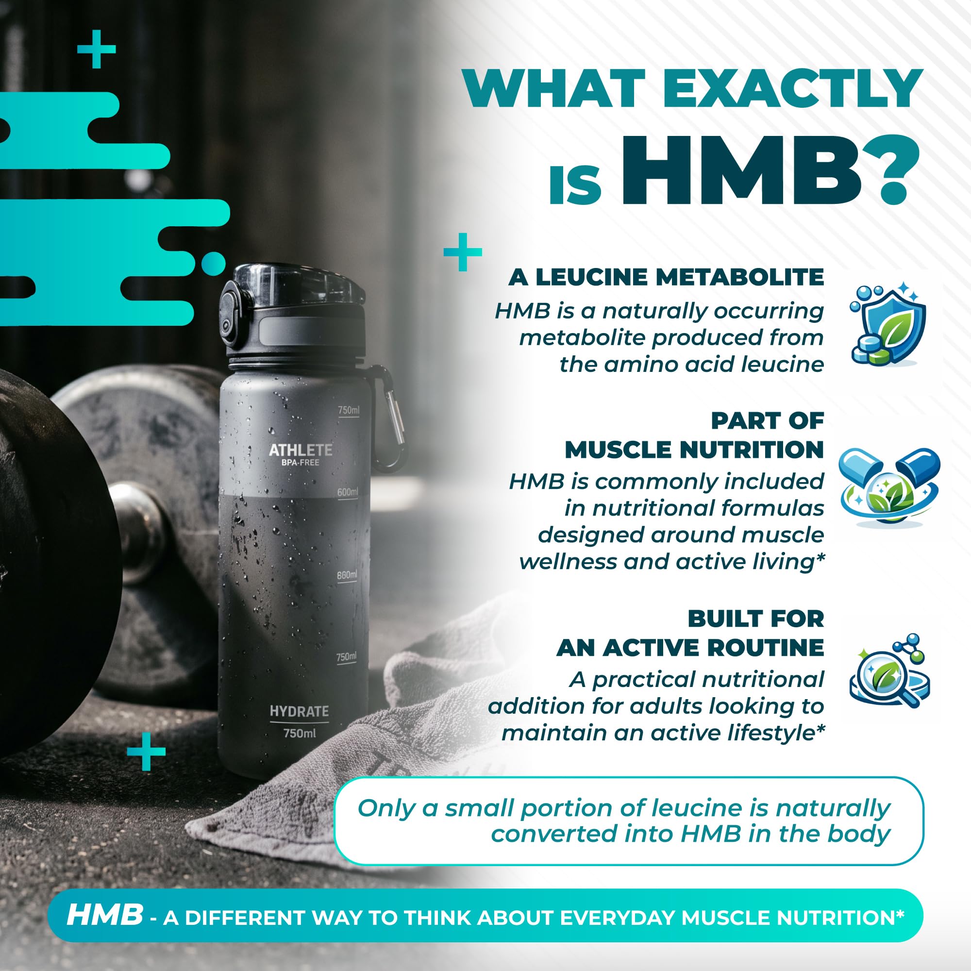 Liposomal HMB with Vitamin D3, K2 - Support Muscle Mass, Recovery — Amazon image 6