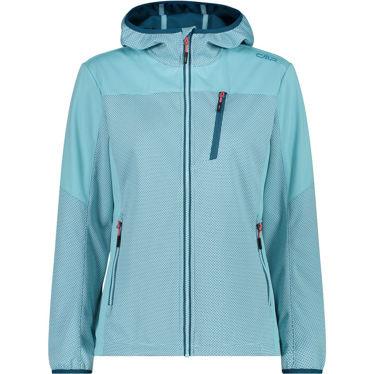 CMP Giacca con Cappuccio, Acqua, EU 36