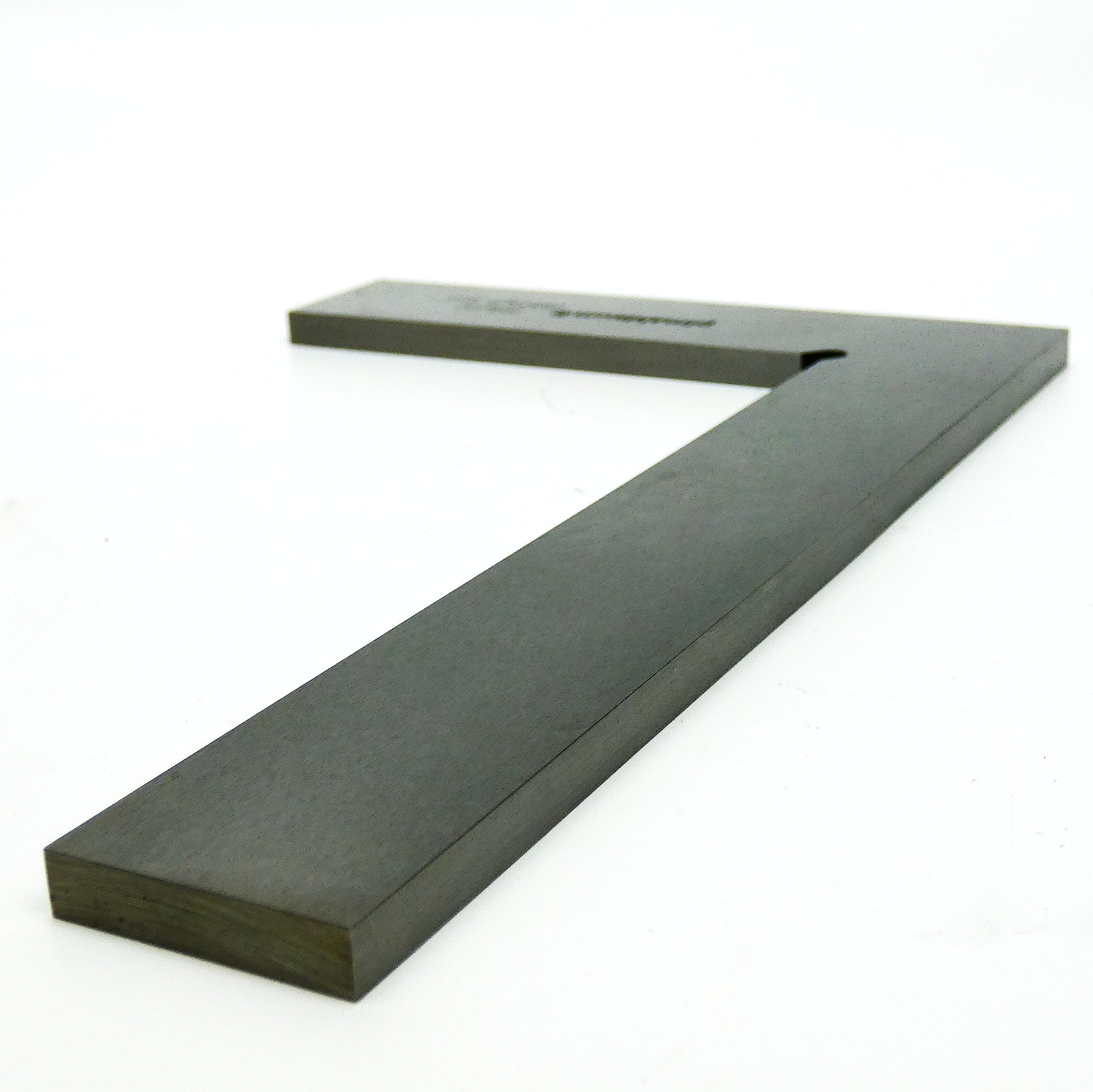 Escuadra con tope 90° DIN 875/0 – Acero inoxidable 4Cr13 – Escuadra de precisión clase 0 – Herramienta de control y medición para taller e industria – Varias medidas disponibles (200*130 mm)