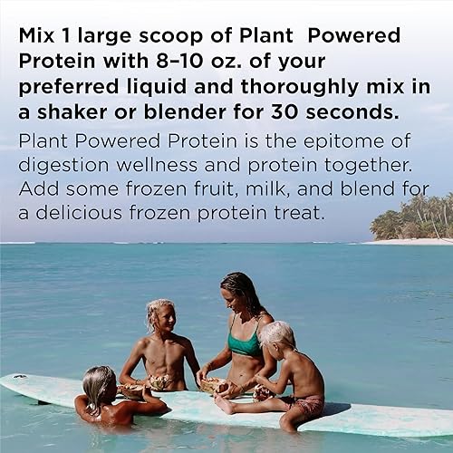 Miniatura 4 de nbpure Earthy Andy Proteína alimentada por plantas, sin gluten, sin OMG, sin crueldad animal, proteína de guisante en polvo, vainilla, 30 porciones