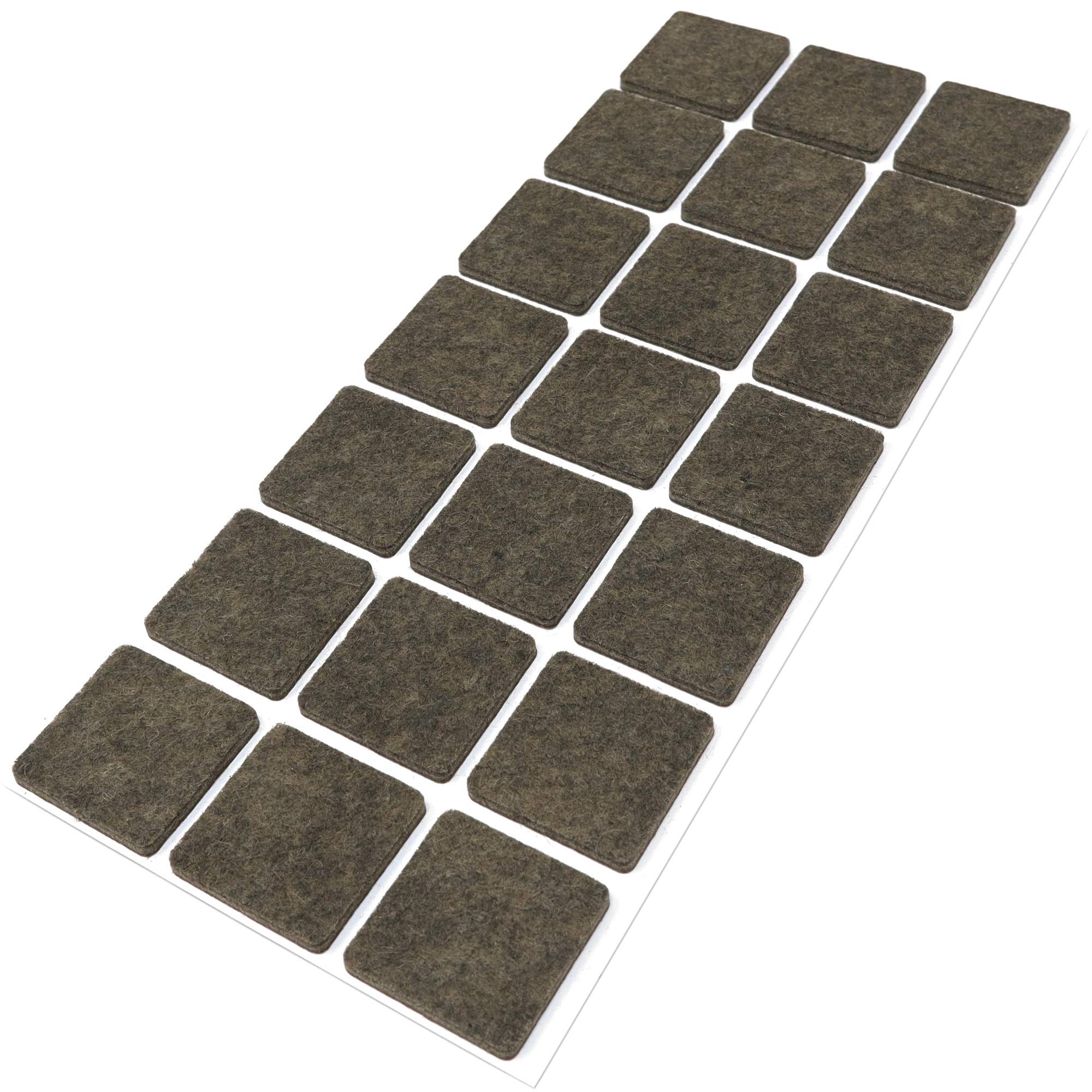 Adsamm FP-35-SA-BR-3030-21-1 FP-35-SA-BR-3030-21 21 x podkładka filcowa, brązowa, 30 x 30 mm