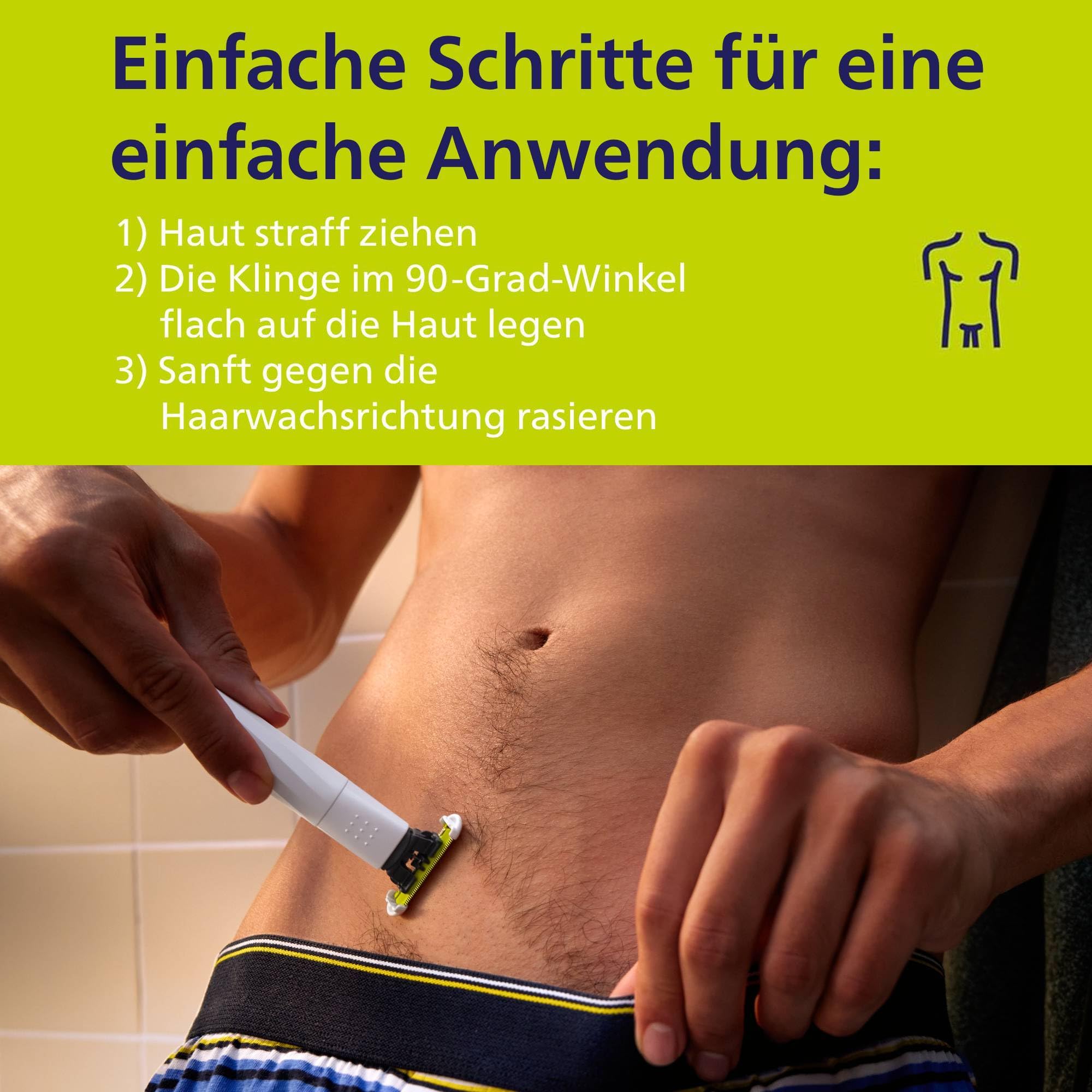 Philips OneBlade Intimate QP1924/30 Intimrasur Trimmen Rasieren Hautschutz