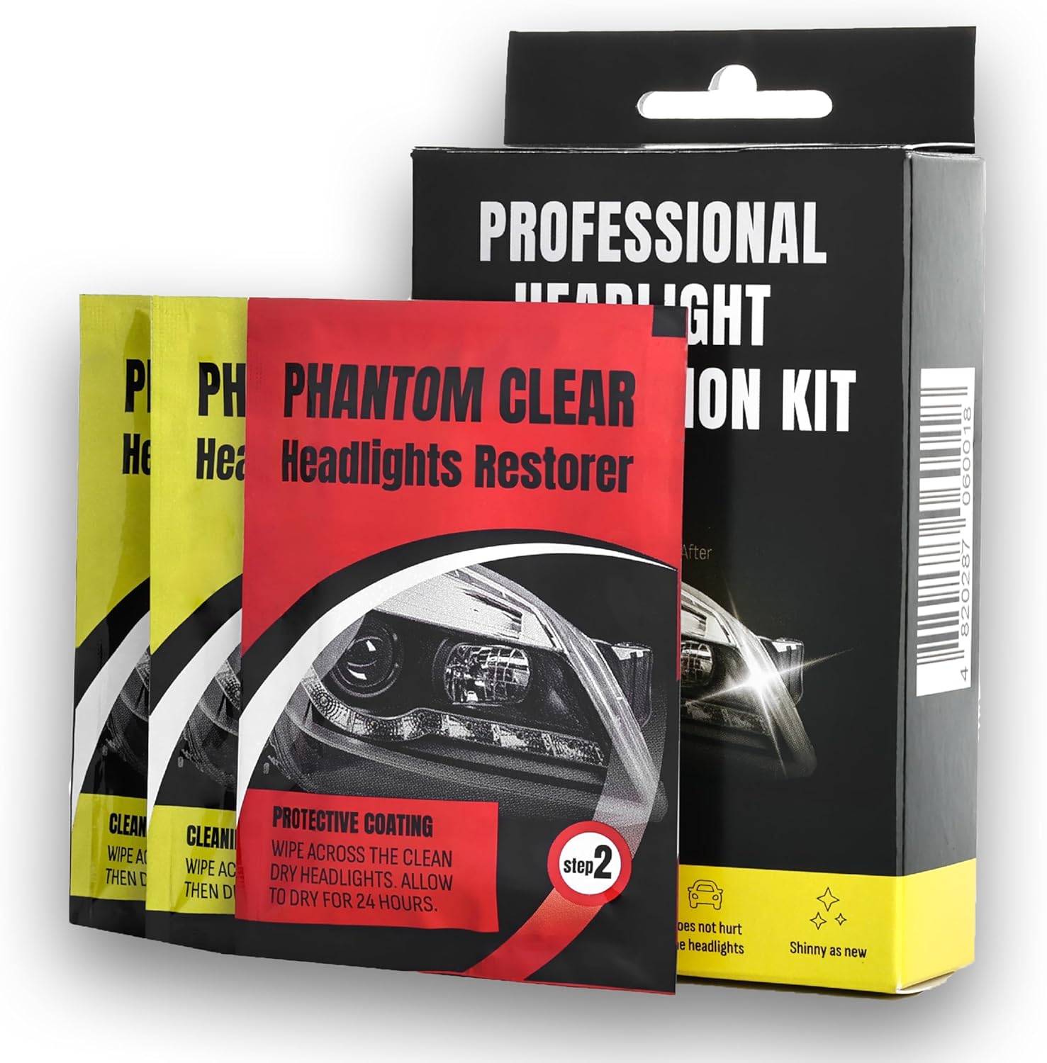 3-Step Headlight Restoration Kit...