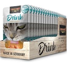 LEONARDO Drink Atlantic Cod [20 x 40 g Multipack Variety Cod & Chicken] Cat Drinking Grain-Free Fish and Chicken Broth with Meat Strips Supplementary Feed for Cats