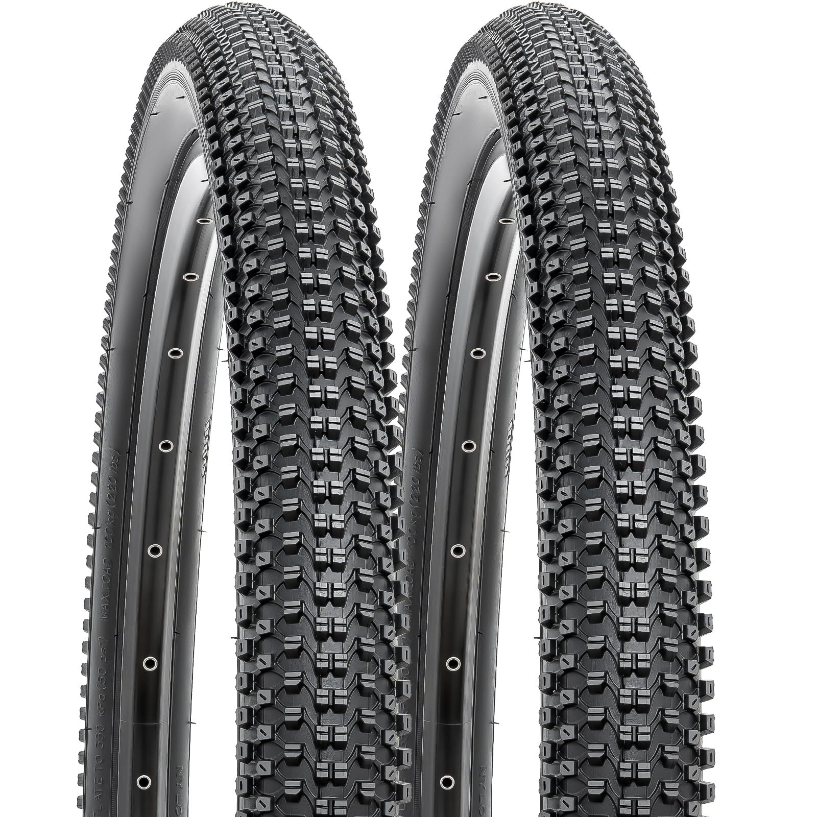 YUNSCM 2-PCS 26 "Mountain Bike Pneumatici 26x2.35 57-559 pneumatici compatibili Off Road Bike 26x2.30 26x2.35 26x2.40 Pneumatici della bicicletta (Y-708)
