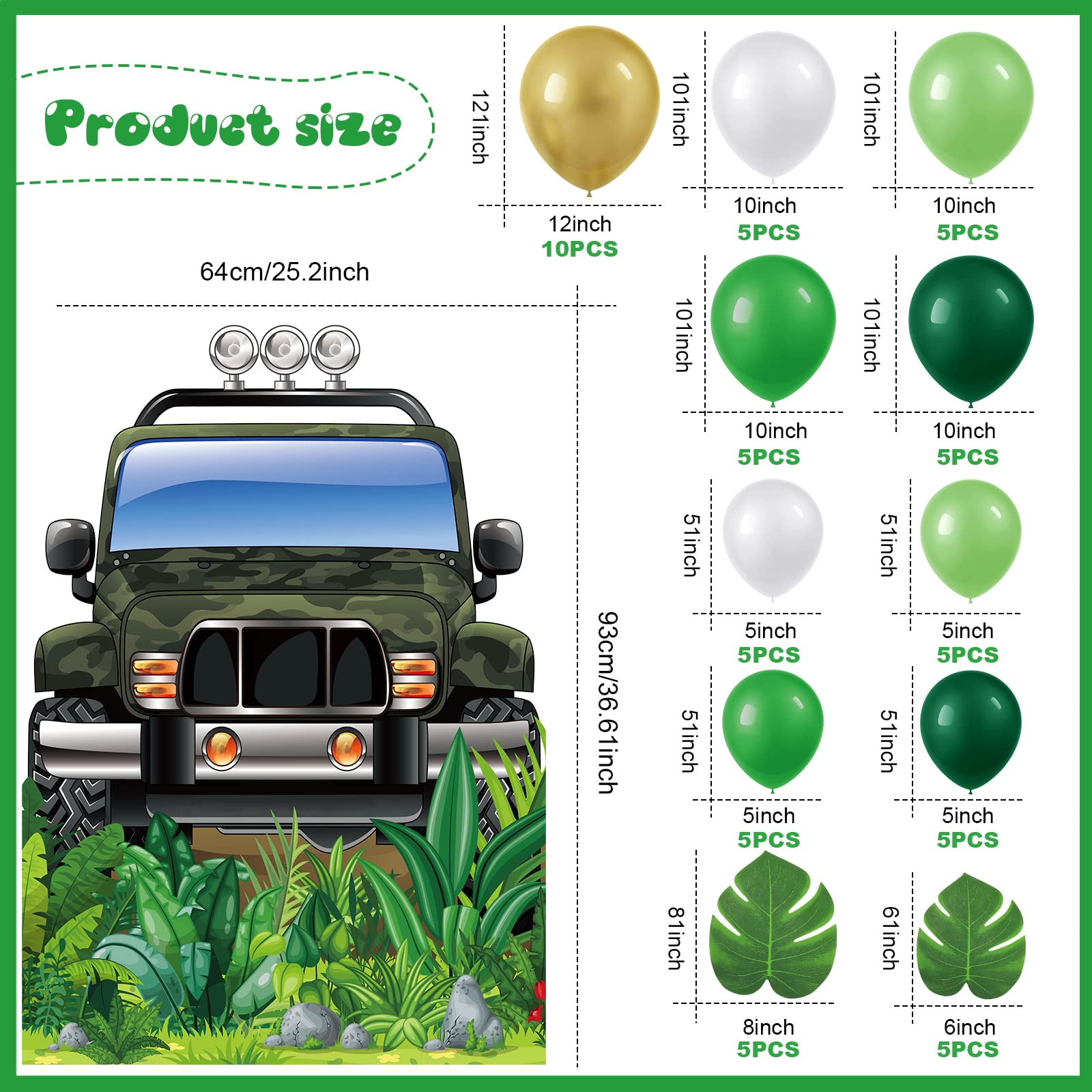 Tropical Garden Party Decorations Pack - View #2