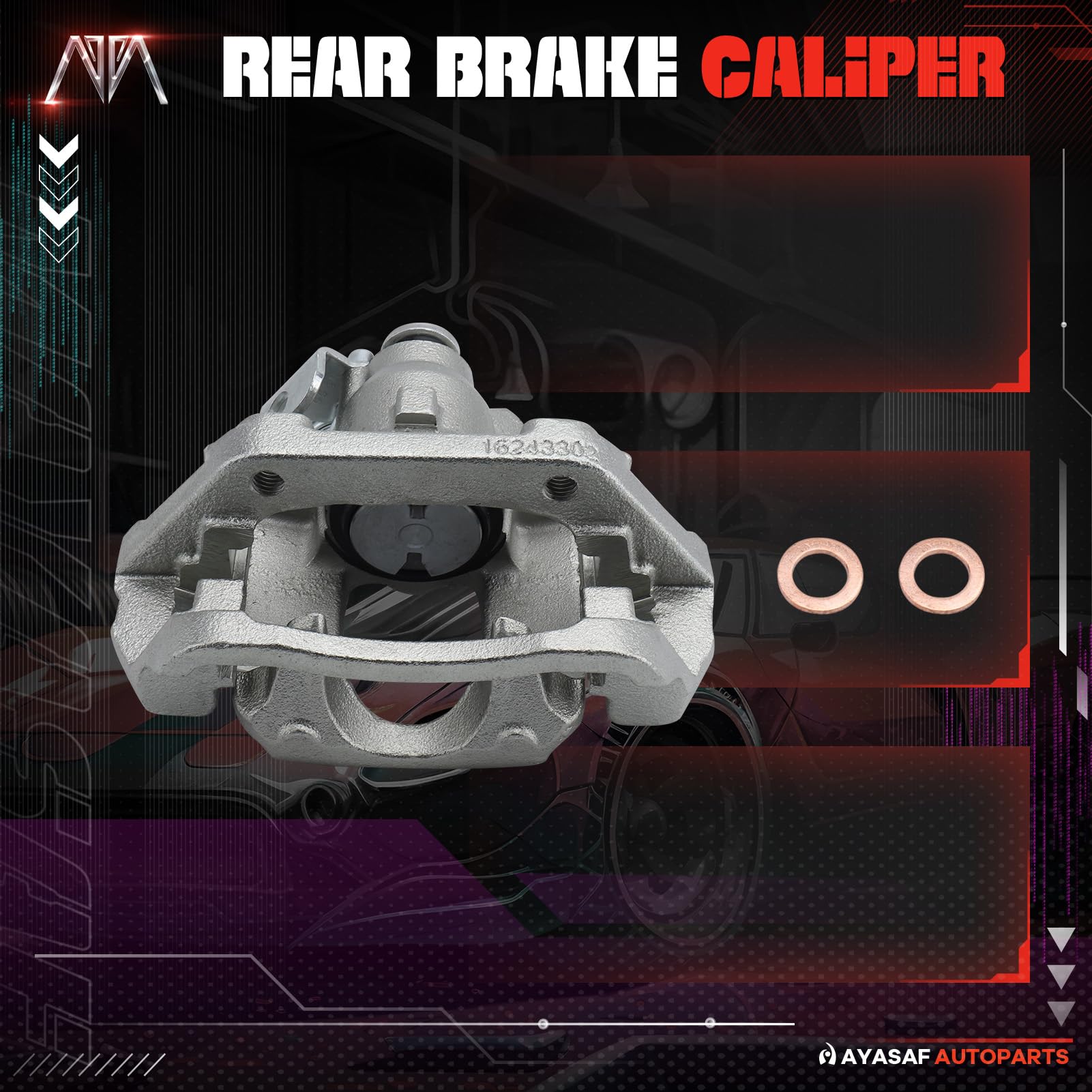 Amazon.com: MAYASAF 18B5262 Rear Passenger Side Brake Caliper Fit