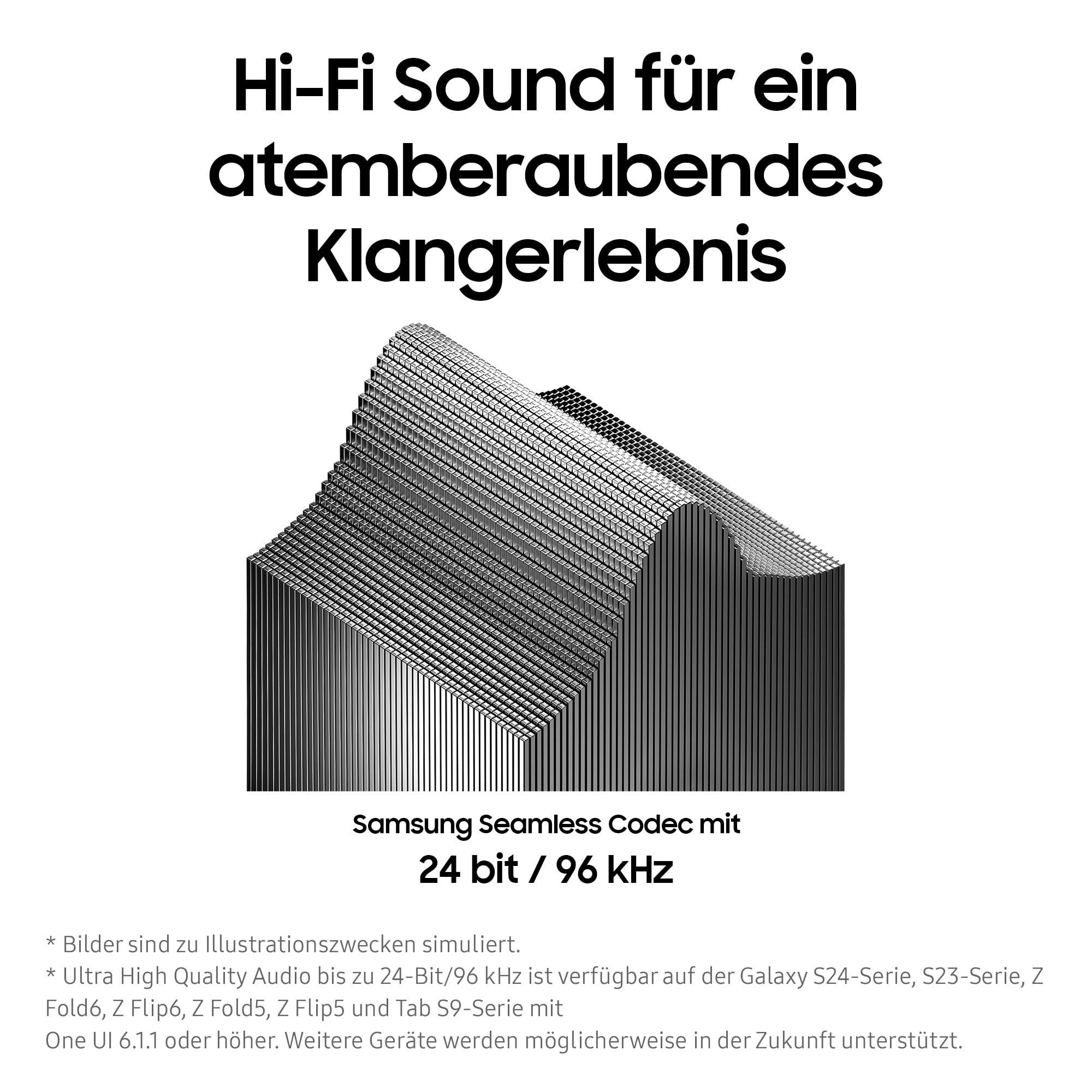 Samsung Galaxy Buds3 Écouteurs Intra-Auriculaires sans Fil Bluetooth avec réduction Active du Bruit (ANC), réduction adaptative du Bruit, avec Audio à 360°, argenté et étui Transparent Anymode