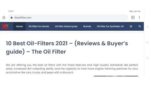 The Oil Filter Guide