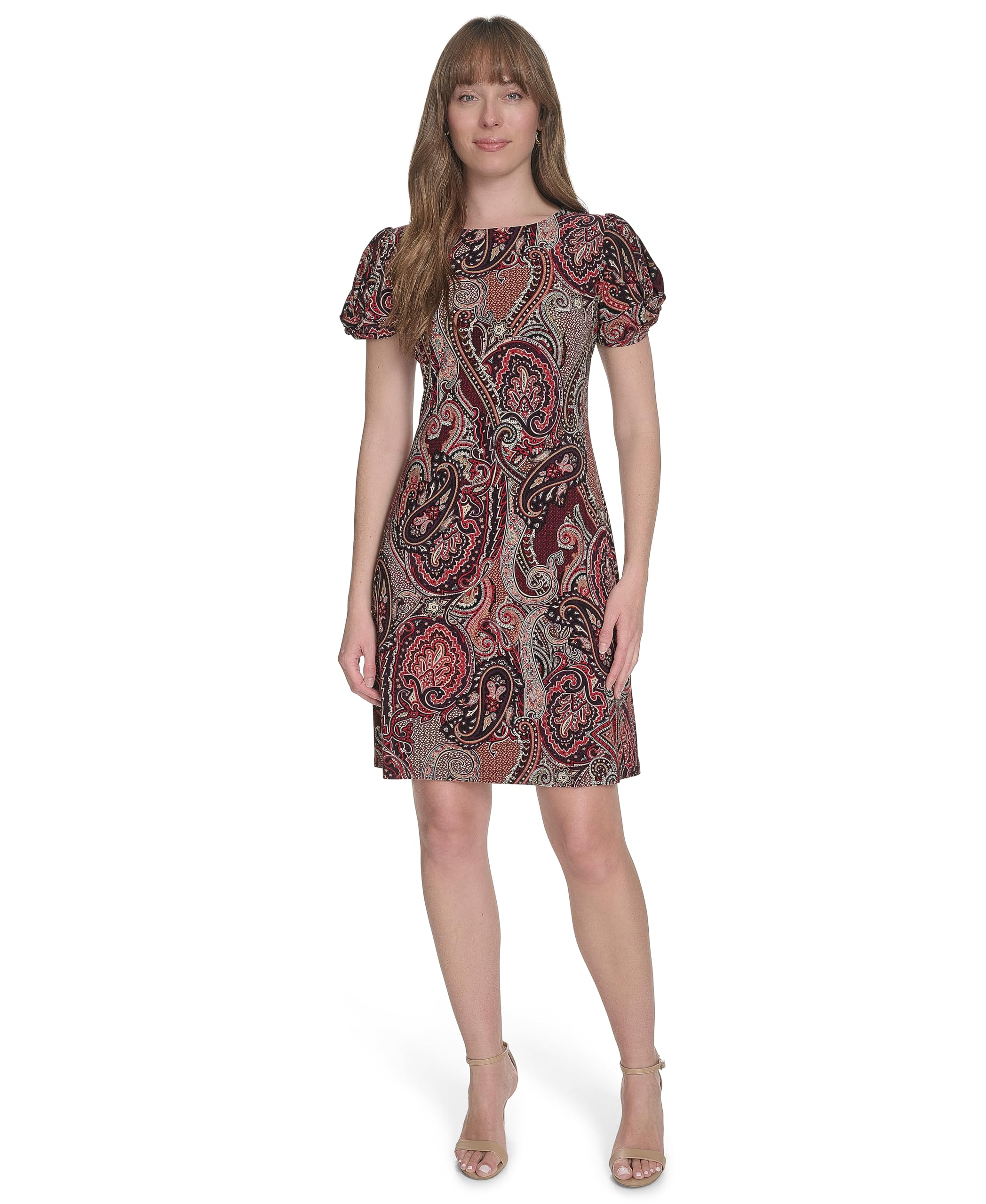 

                                                    Tommy Hilfiger Women's Dresses Shift Dress, Auberg