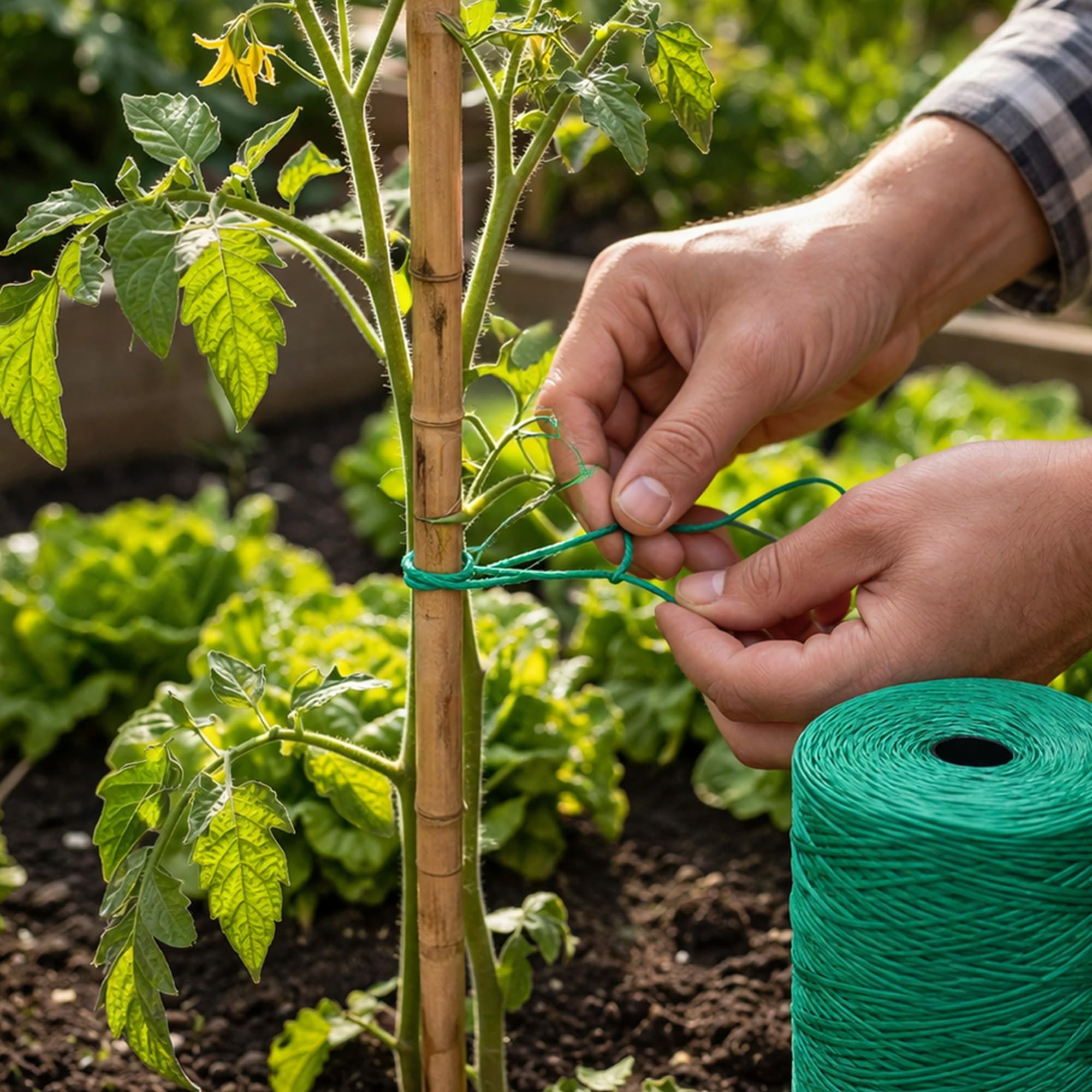 Cuerda de polipropileno resistente y reutilizable de 250 m, para uso hortícola, para apoyar plantas, atar cubiertas, etc. Resistente a la intemperie con múltiples usos (1 unidad)