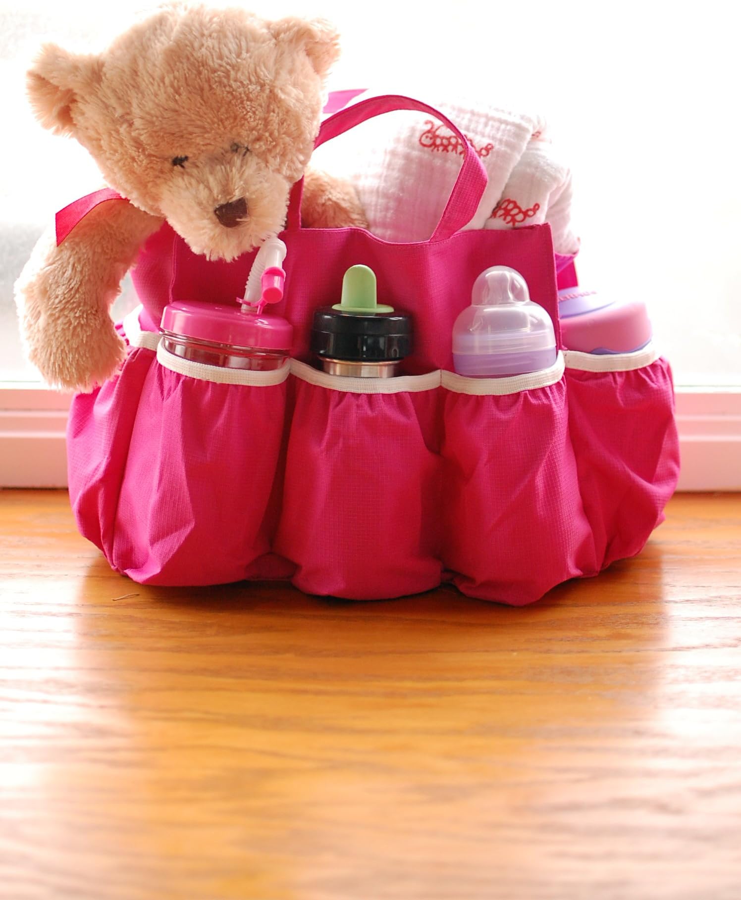 Diaper Bag Insert Organizer (Magenta)