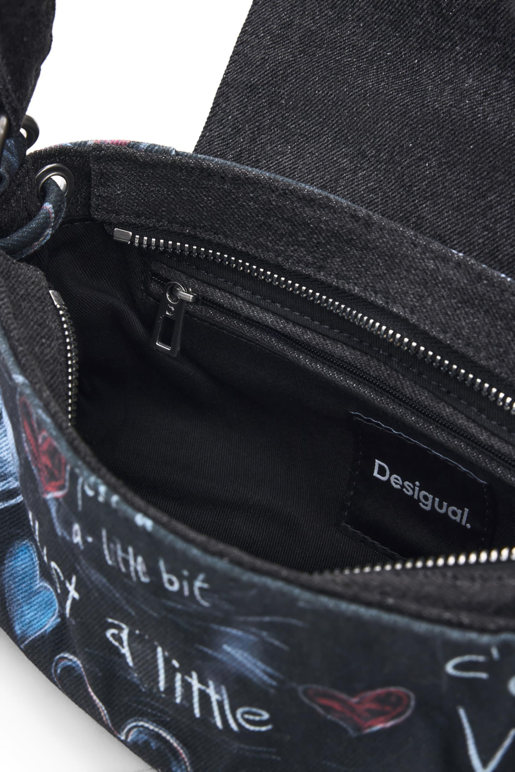 Desigual bolso de hombro bolso bandolera Stacatto Fabric Across Body Bag Tutti Fruti colorido