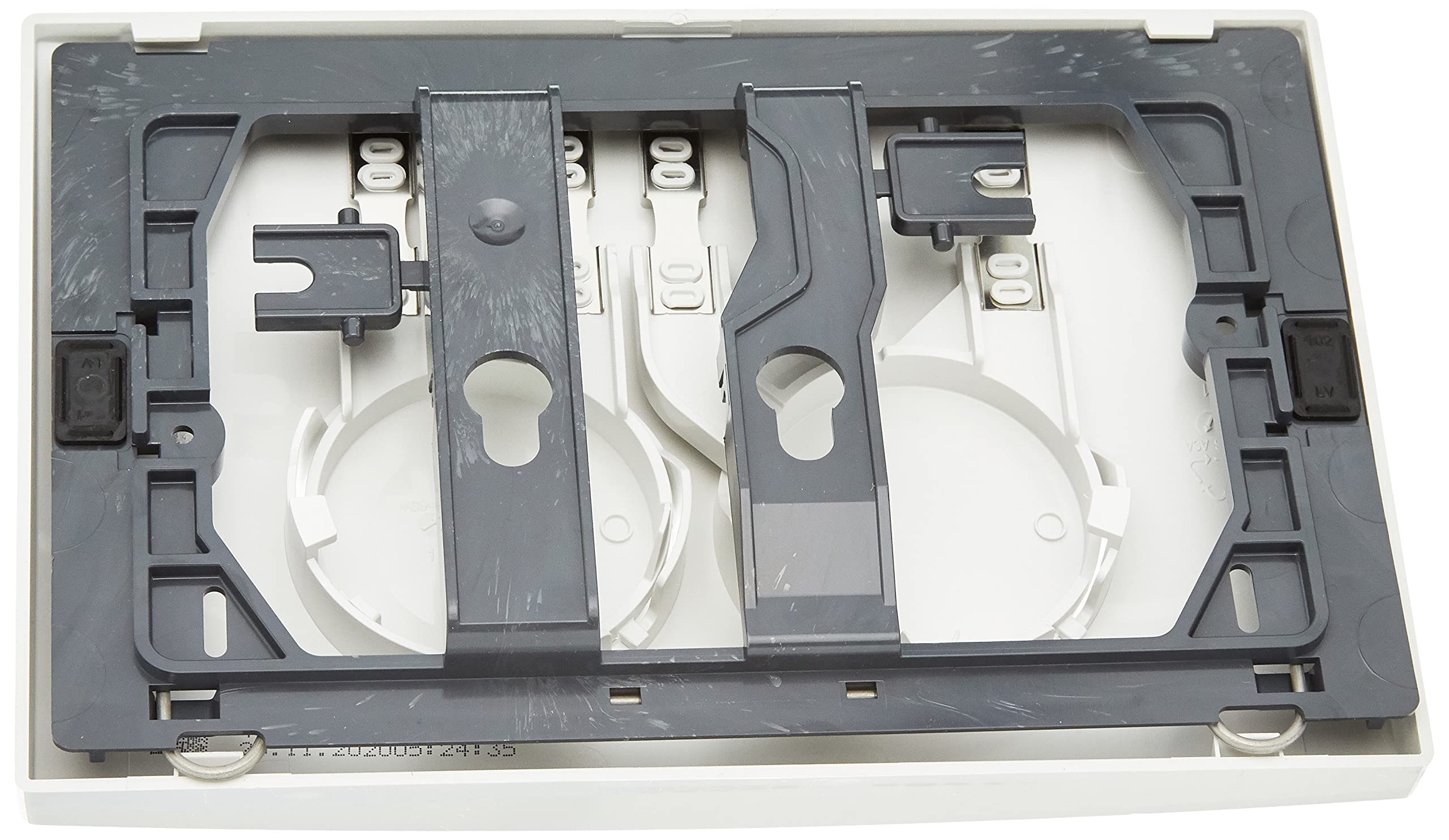 Geberit Betätigungsplatte Delta21, 115125111, Revisionsplatte für 2-Mengen-Spültechnik, 245 x 165 x 14 mm, Weiß, 21219 9