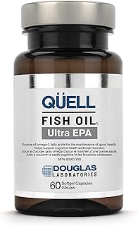 Douglas Laboratories - QUELL Fish Oil Ultra EPA - 5:1 Ratio of EPA:DHA Omega Fatty Acids for Cardiovascular Health and Brain Function - 60 Softgel Capsules