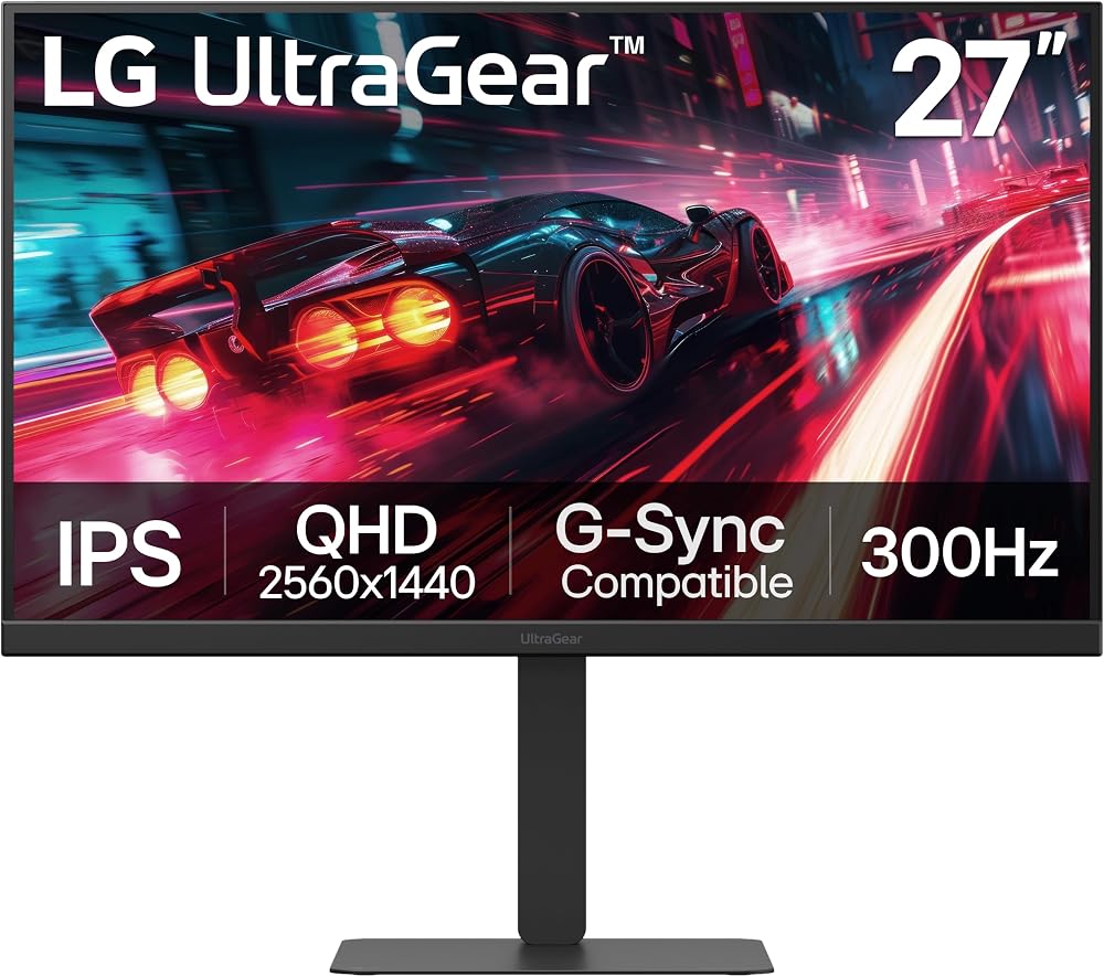 LG UltraGear 27G640A-B 27-inch 300Hz Gaming Monitor