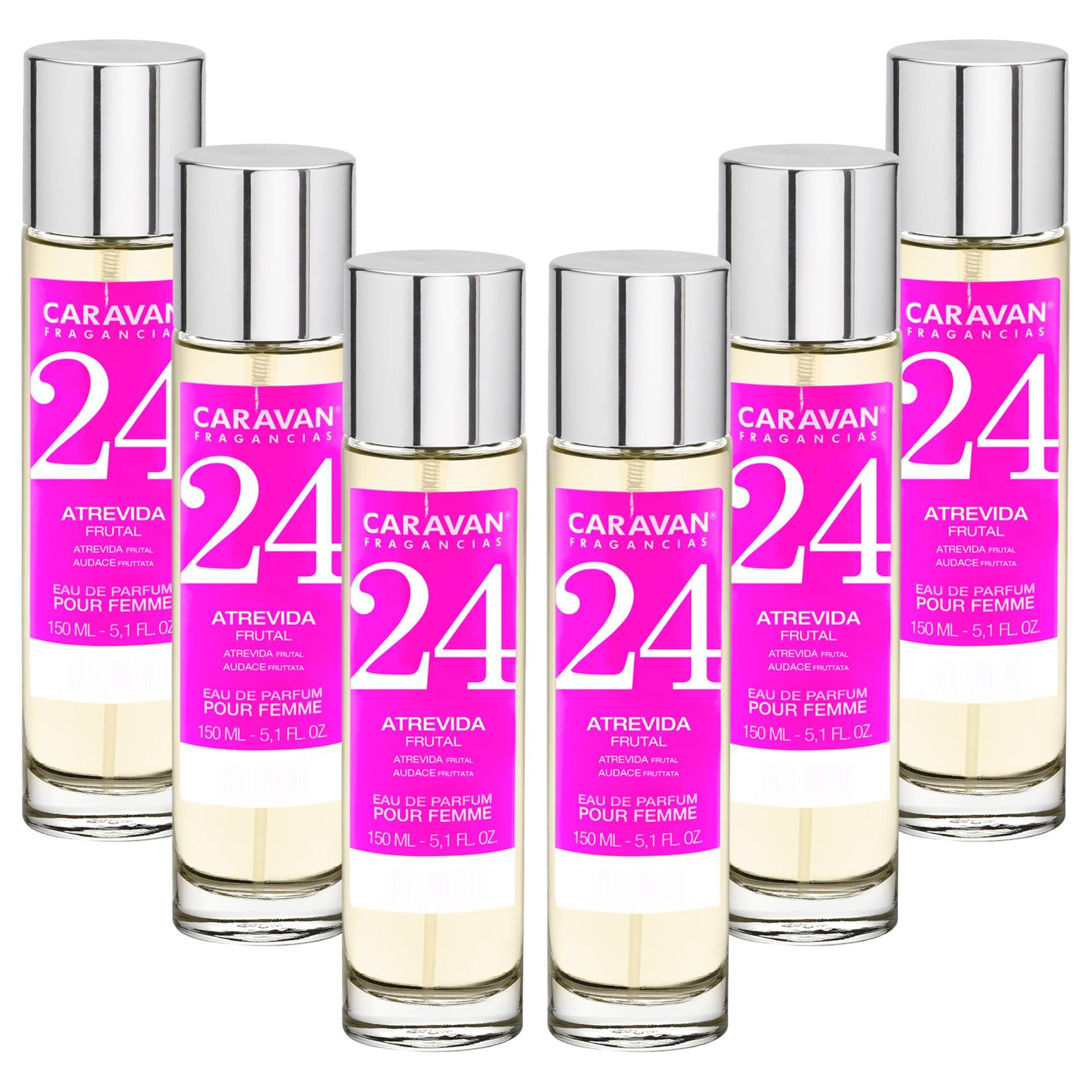 Set de 6x 150ml Caravan perfume de mujer Nº24