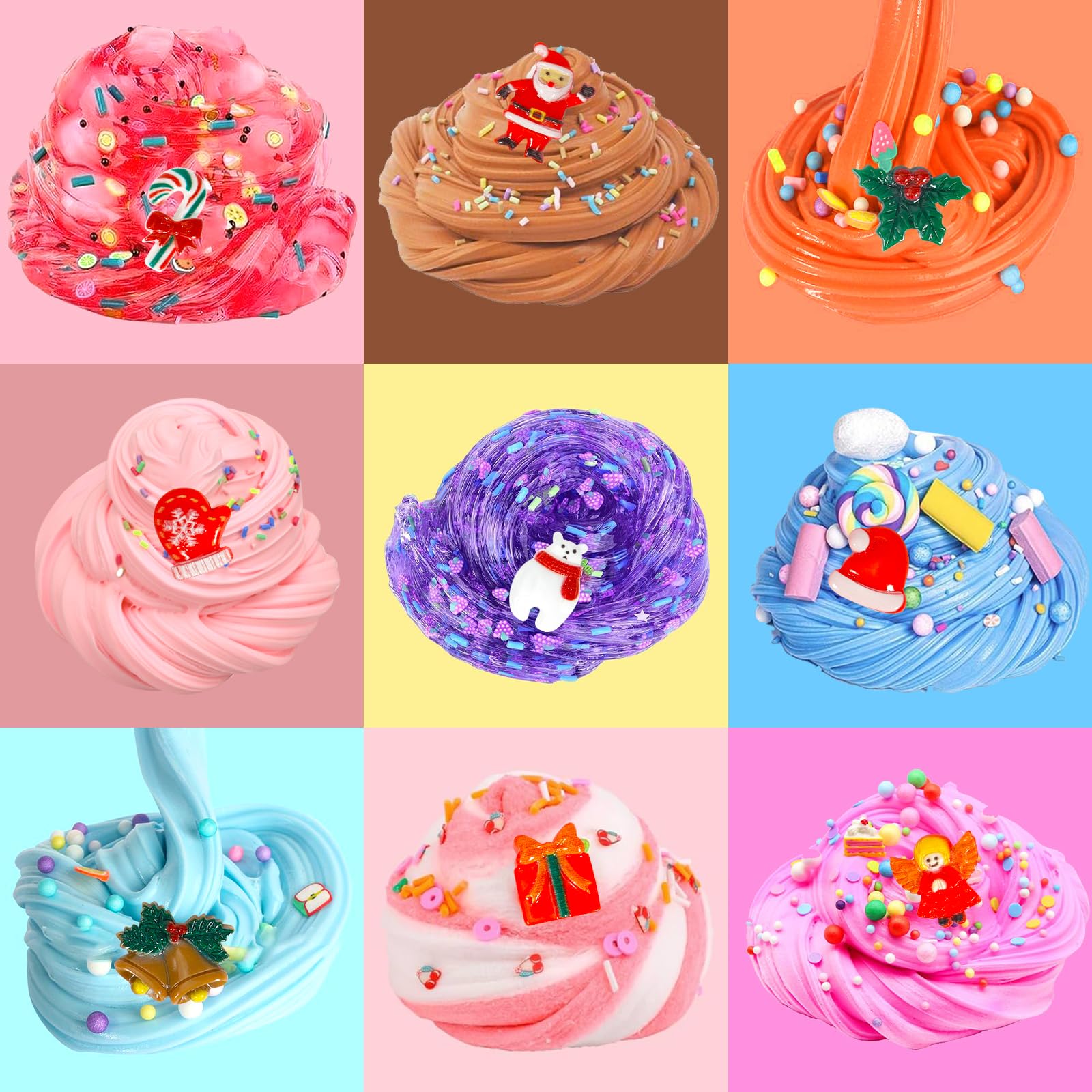 Calendrier De L'Avent Slime 2025 - 24 Jours De Surprises Pour Enfants Avec 20 Slimes Et 32 Accessoires