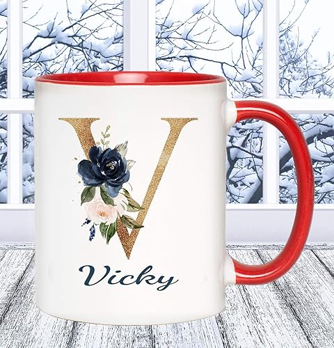 Miniatura 1 de Unique Mom Gift Mug with Name Vicky Cup Vicky Gifts Fun Novelty Cup Graduation University College Gift for Him Her Relationships Ceramic Accent Mug