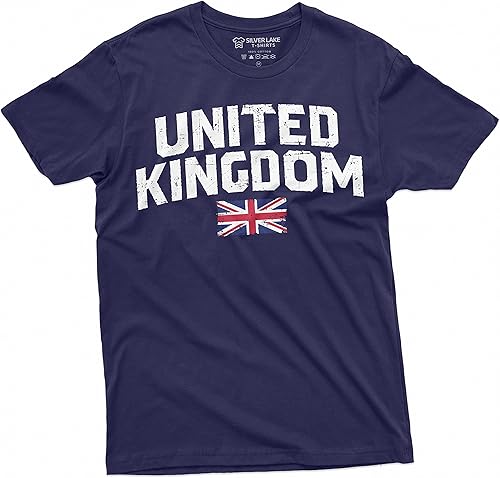 Miniatura 3 de Camiseta de Reino Unido Bandera del Reino Unido Escudo de armas Camiseta unisex para hombre