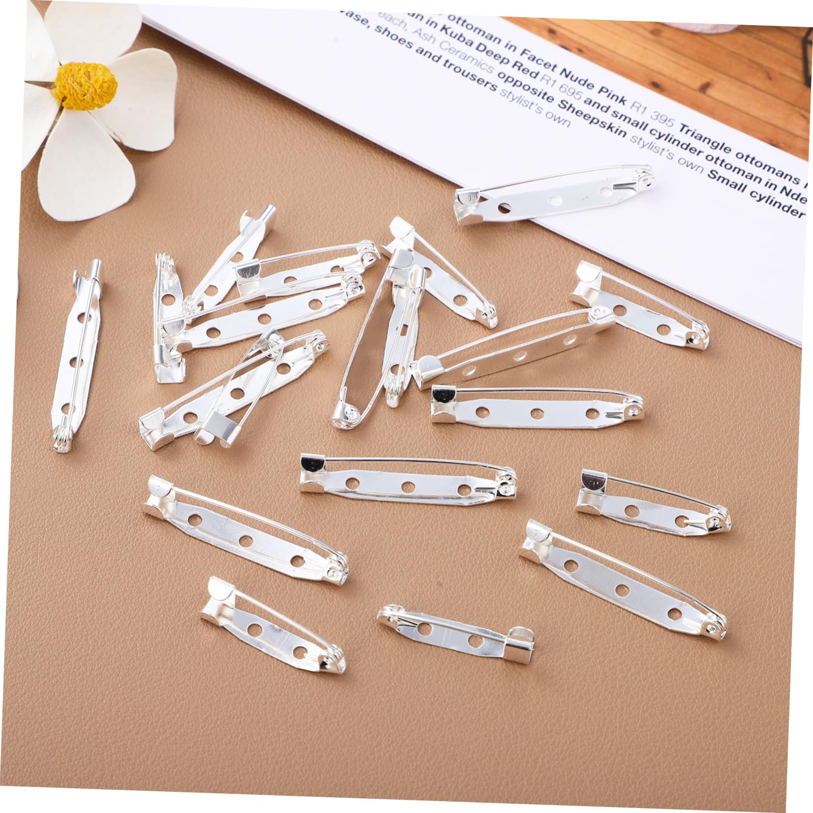 TEHAUX 5 Ensembles Épingler Bricolage Robe Artisanat Épingles pour Goupilles De Sécurité Épingle De Sureté Accessoires Pince À Linge Épingles À Épingle De Sûreté Métal 100 Pièces * 5