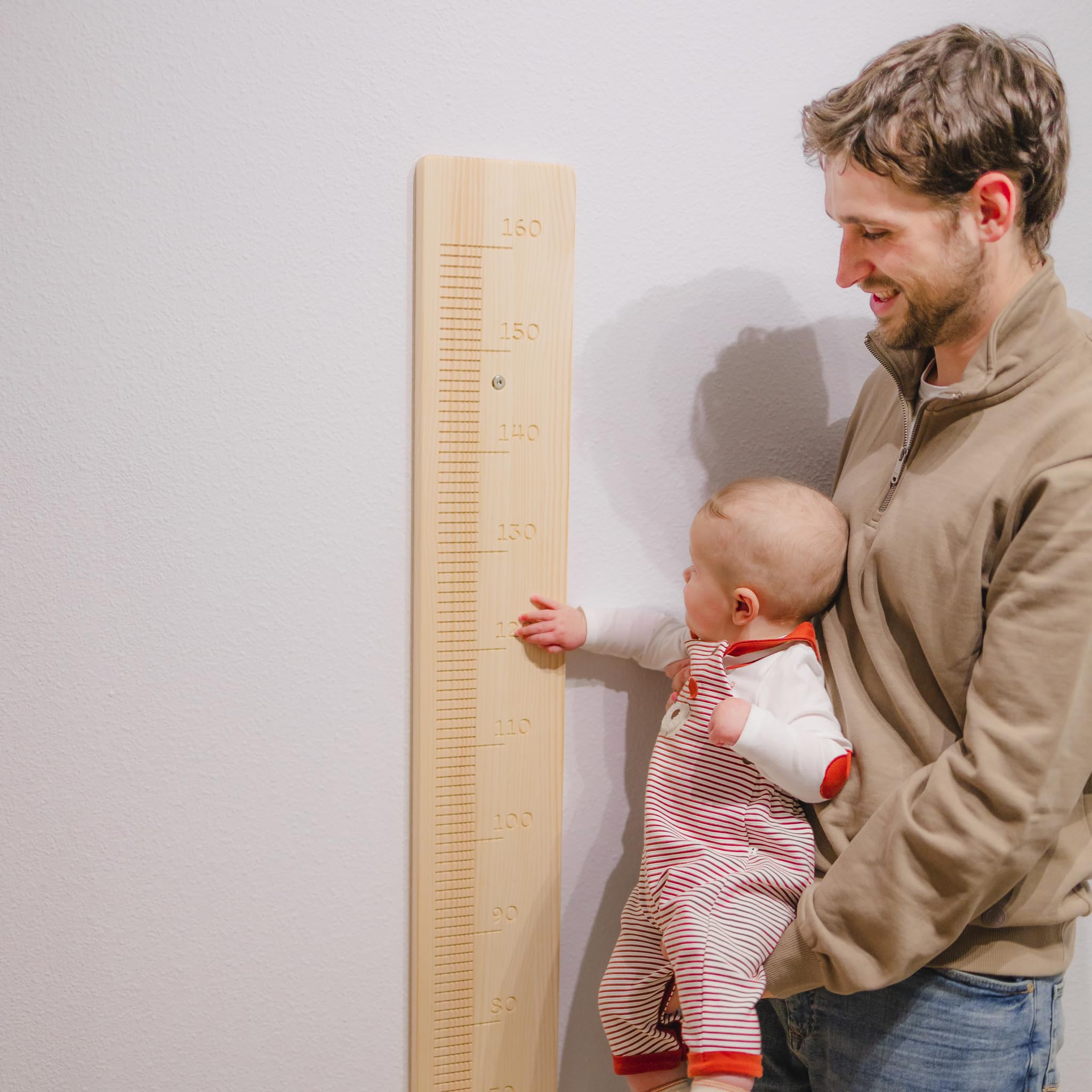 Medidor de Altura Infantil Montessori de Madera Maciza HECHO EN ESPAÑA