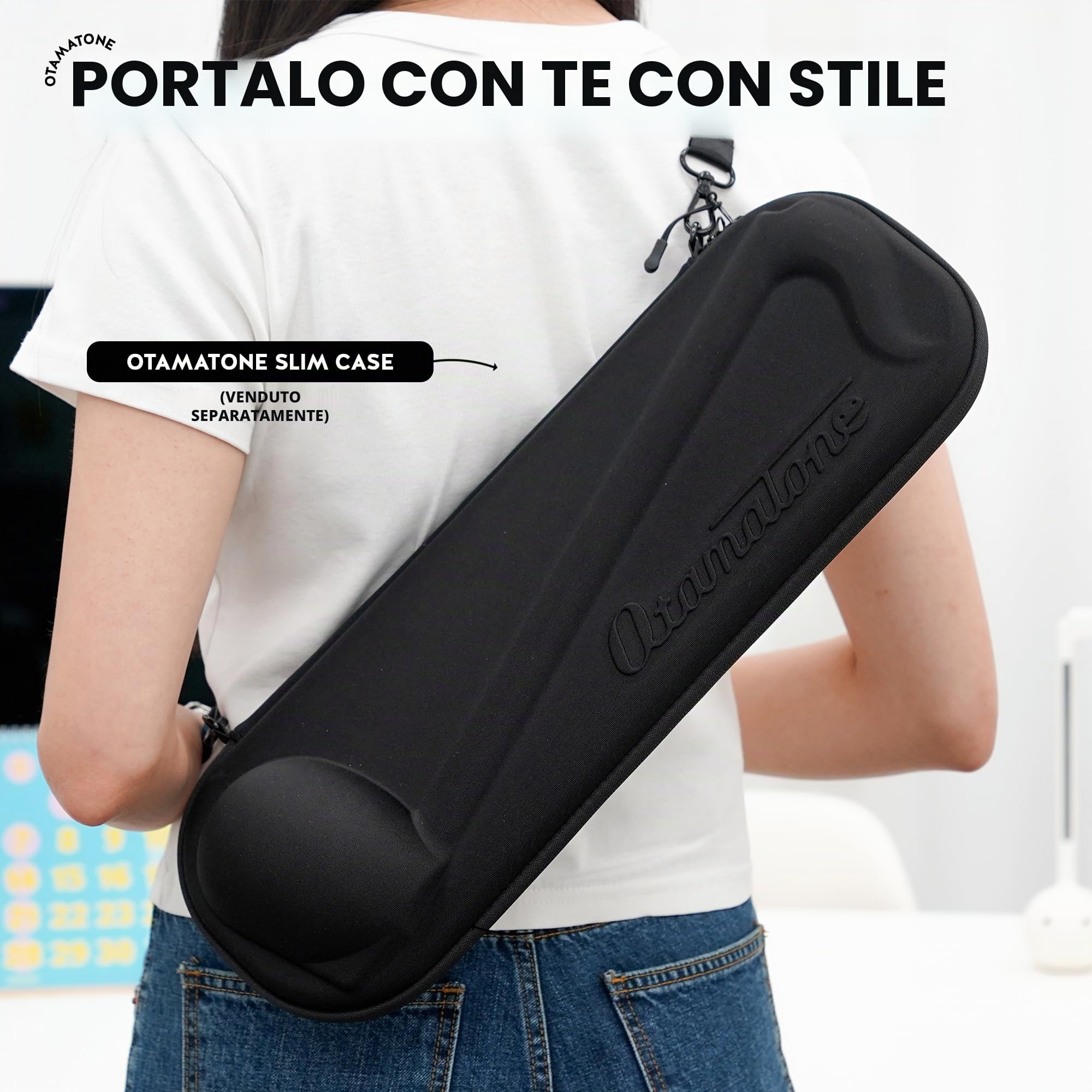 Otamatone Deluxe [Edizione Professionale] - Sintetizzatore Elettronico da Tavolo, Strumento Musicale con Uscita Audio 3.5mm, Manuale Inglese, Nero