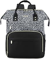 Vista 11 de Mochila para laptop LOVEVOOK para mujer, Negro, Mochilas Daypack