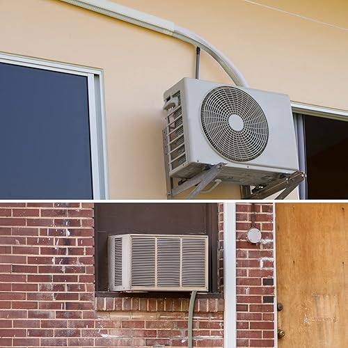 Miniatura 7 de Mxclimate Manguera de drenaje de aire acondicionado de 20 pies para sistemas de bomba de calor de CA mini split sin conductos, resistente a los