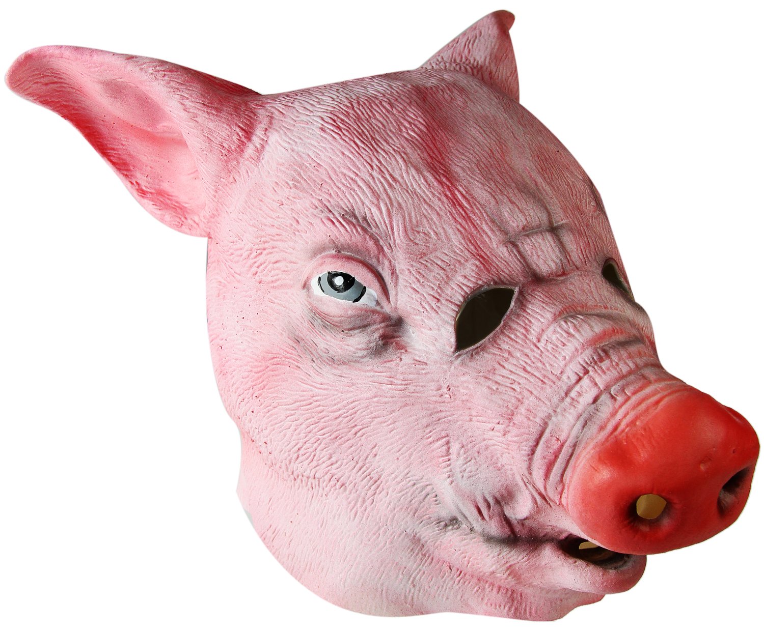Latex-Maske „Blutendes Schwein“ Für Erwachsene – Gruselmaske Für Halloween & Horror-Partys, Einheitsgröße
