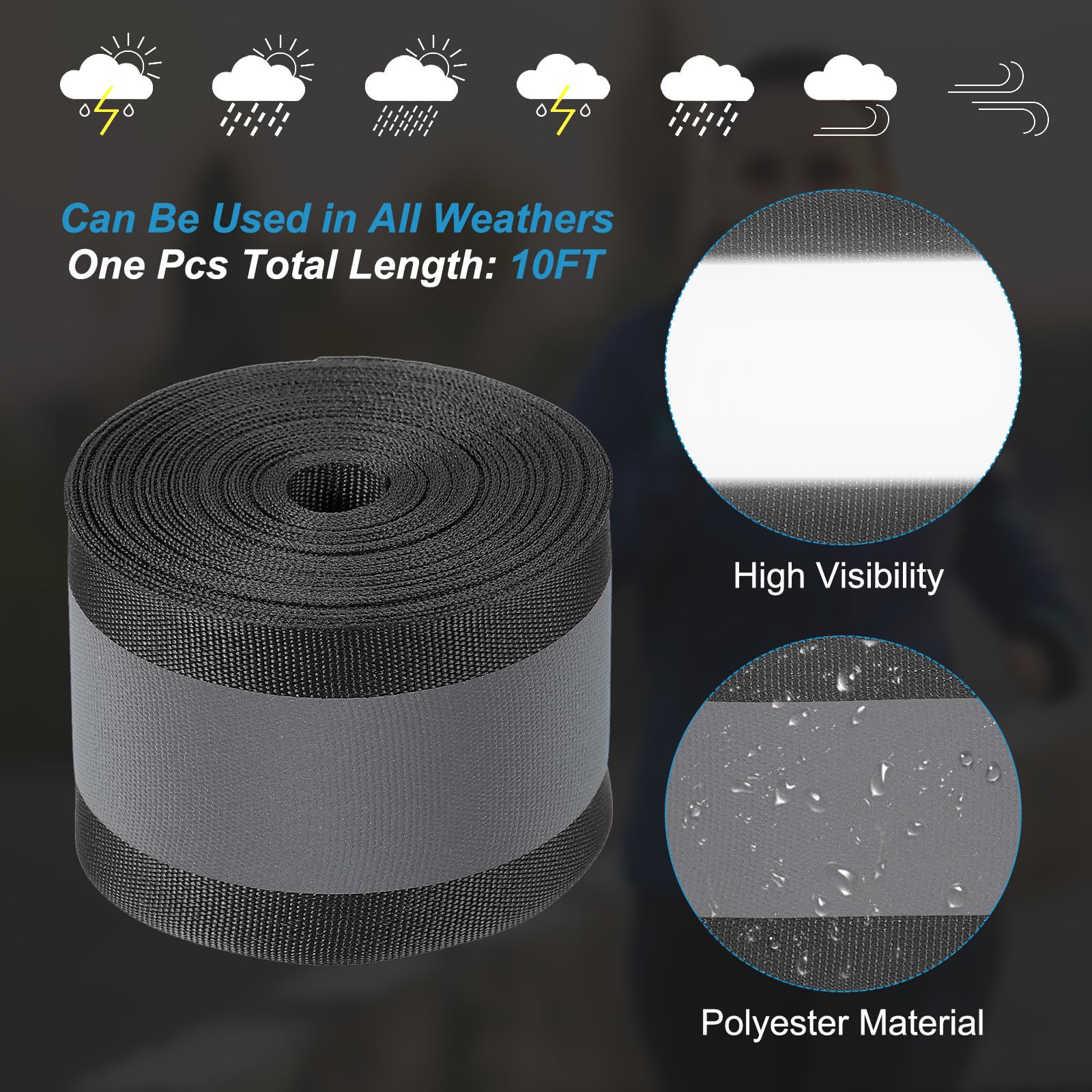PATIKIL Reflective Tape Strip - Image 3