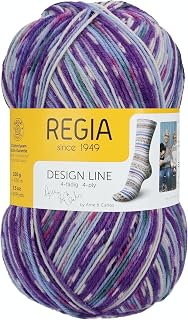 Sock Yarn REGIA 4ply Design Line A&C Lofoten Color (3886 - Kabelvaag), (9801270-03886)