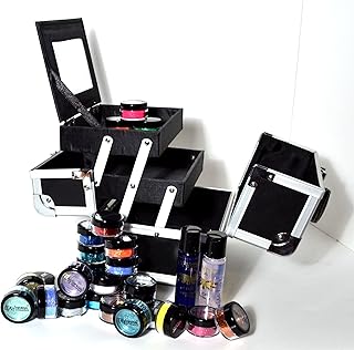 Bundle 29 Items : Itay Mineral Cosmetics Glitter Eye Shadows +Case for Makeup Artists & Performers + Sparkle Bond for Eye...