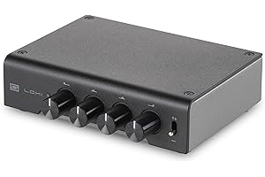 Loki Mini+ 4-Band Tone Control Equalizer (Black) | Audiophile Approved