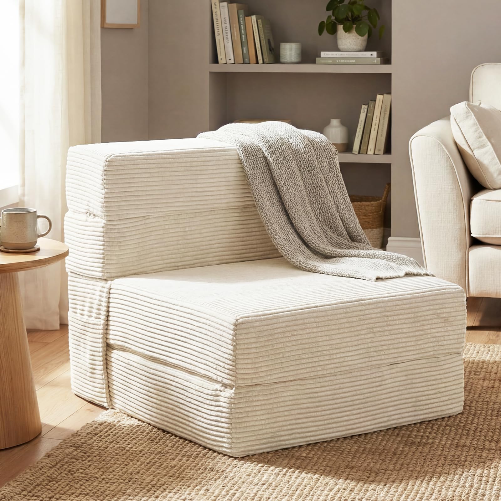 JKMAX 4-in-1 Foldable Chair Bed