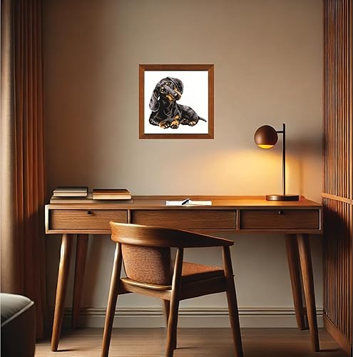 Vista 6 de RIOLIS - Perro salchicha 906, kits de punto de cruz para perros de 9,84 x 9,84 pulgadas, kits de punto de cruz contado, kits de punto de cruz