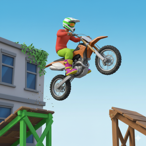 Airborne Bike Stunt Legends Game