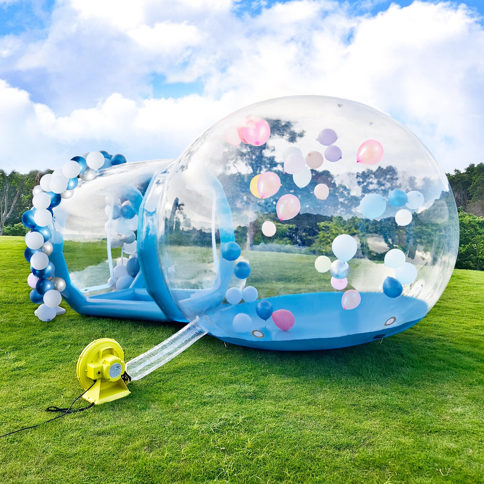 Maison à Bulles Gonflable 3m Avec Soufflerie | Tente Dôme TPU Pour Jardin, Anniversaire, Mariage