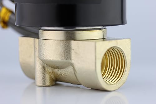 Miniatura 7 de - 38 pulgadas, válvula solenoide, eléctrica, 12 V CC, (resistente al sobrecalentamiento, bobina rediseñada de hasta un 50% menos potencia de