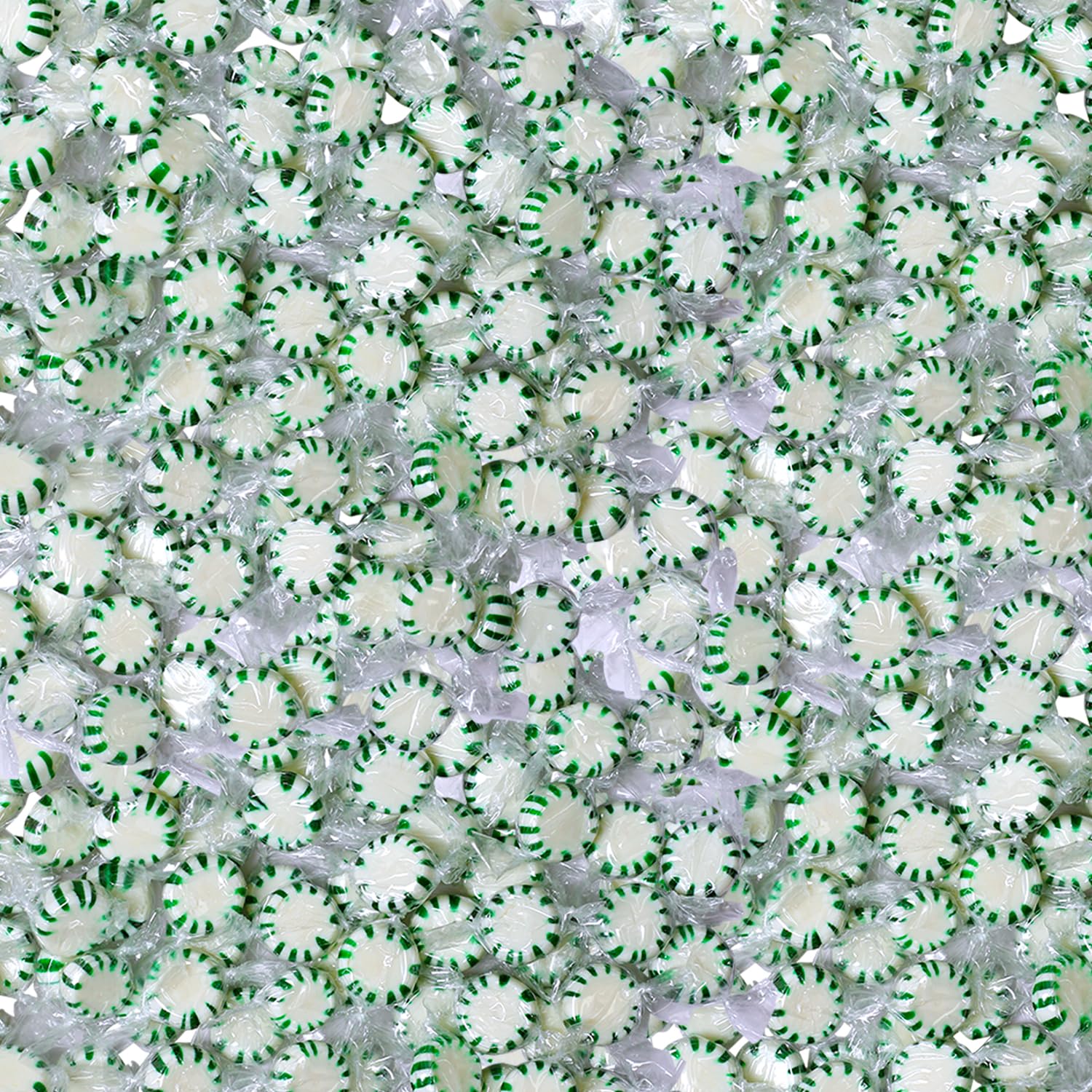 A Great Surprise Mint Candy - Colombina Starlight Mints - harte Bulk Candy 4 LB 64 Unzen | Klassische grüne und weiße grüne Minzbonbons, einzeln verpackt für Süßigkeitenschalen, Büros, Partys, Restaurants