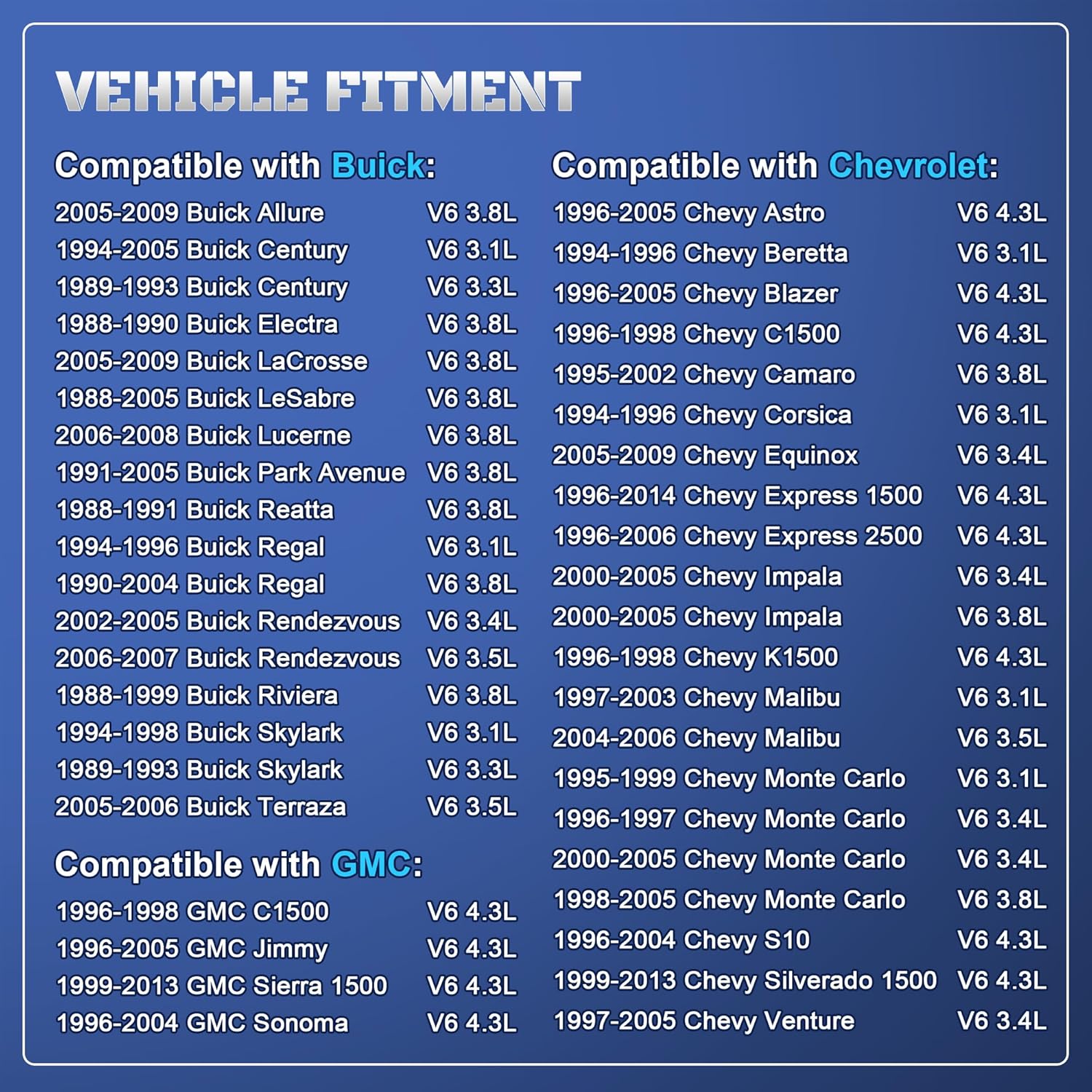 Iridium Spark Plugs 6 Pack 7164 TR55IX Compatible with 1999-2013 Chevy Silverado 1500 4.3 V6 GMC Sierra, Buick Century LeSabre, Ford Explorer Escape, Cadillac, Pontiac, Mazda Vehicles 3.1L-4.3L