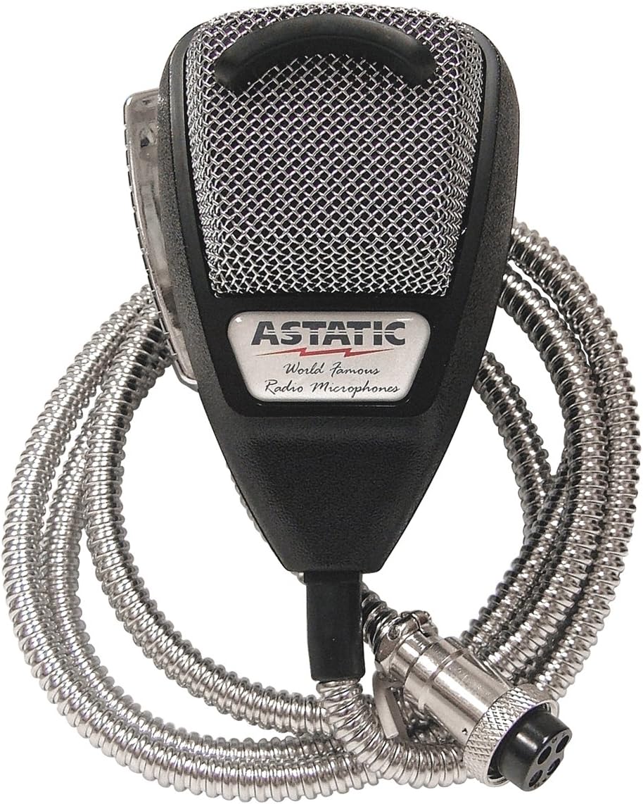 Astatic (302-10001SE 636LSE 4-Pin Noise Canceling CB Microphone,XLR