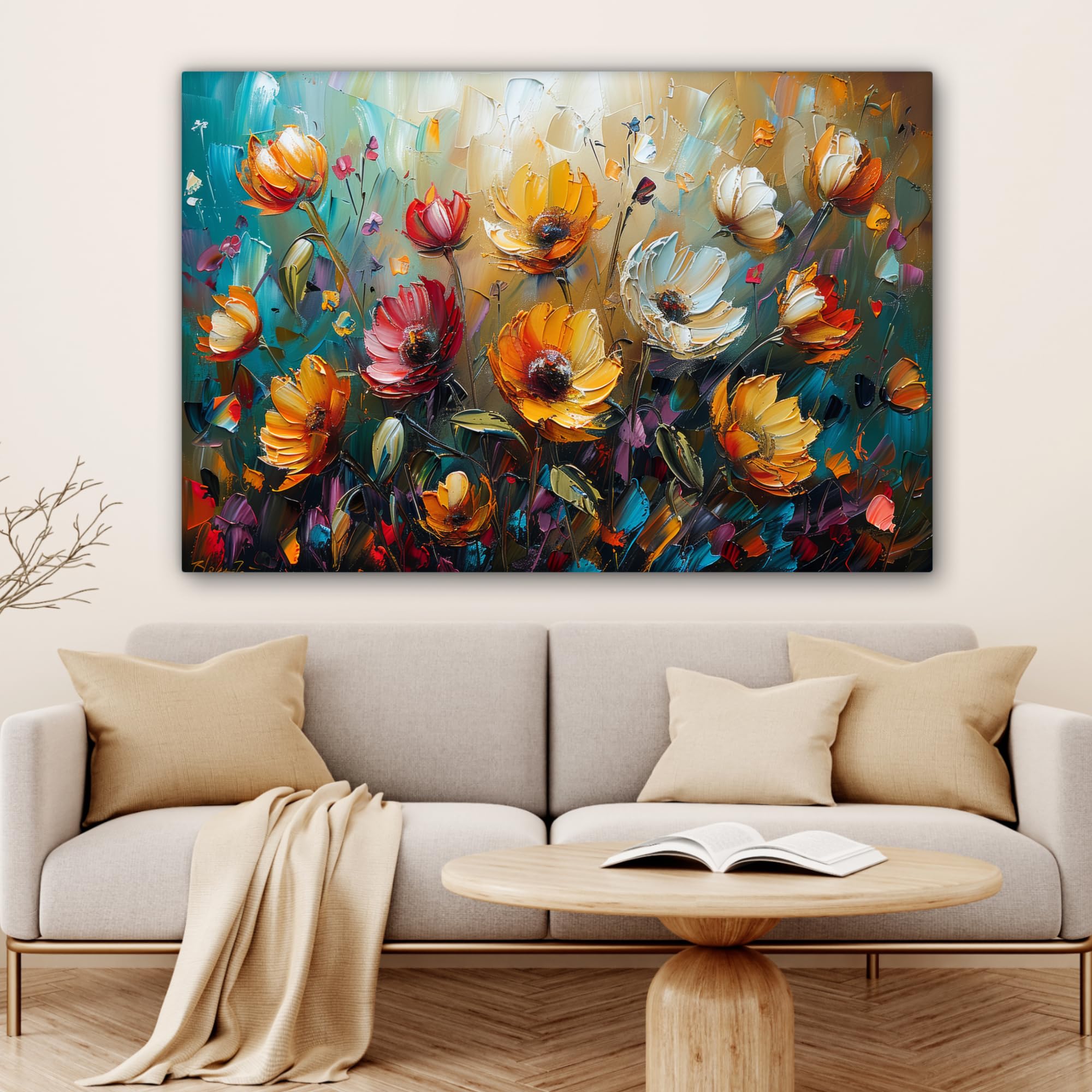 Quadro Su Tela 90x60 Cm - Stampa 'Pasta E Spezie', Decorazione Murale Per Cucina O Soggiorno - Foto 2