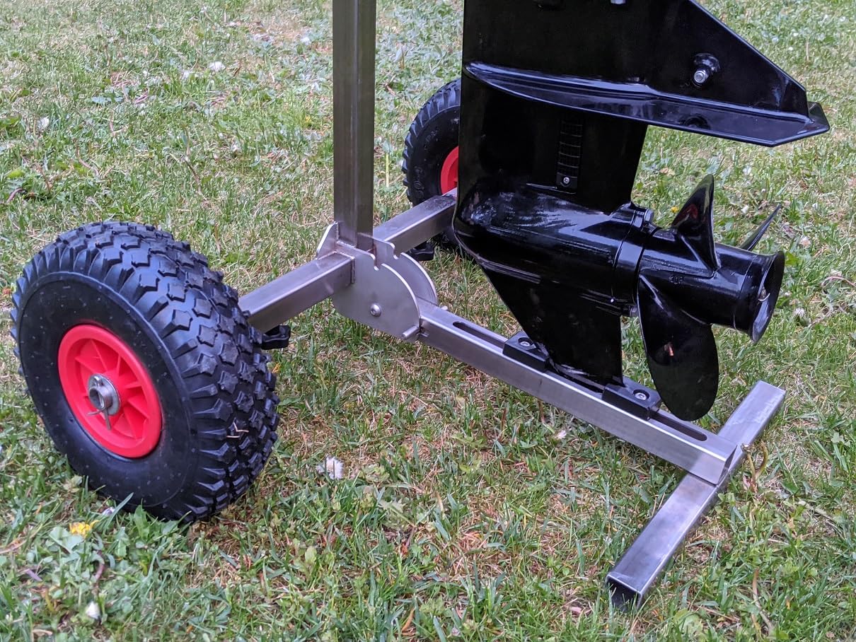 Außenbordmotorträger für Boote, tragbarer Lagerregal, Edelstahl, Premium-Modell