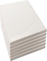 Vista 4 de LWR CRAFTS Lienzo estirado de 4 x 6 pulgadas, paquete de 6